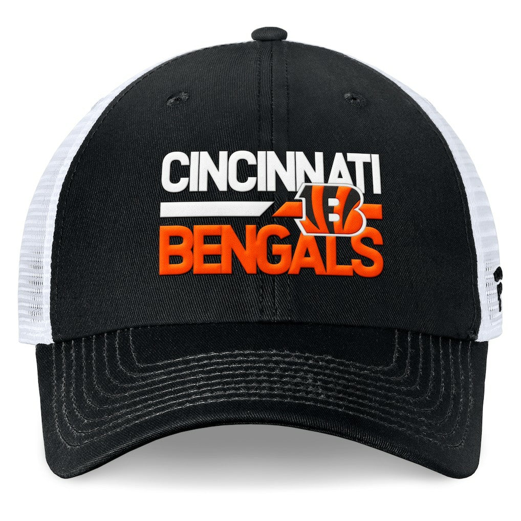 Fanatics Cincinnati Bengals Upper Trucker Adjustable Hat Black/White