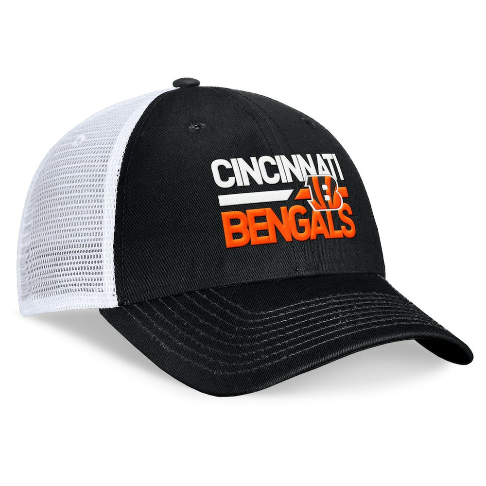 Fanatics Cincinnati Bengals Upper Trucker Adjustable Hat Black/White