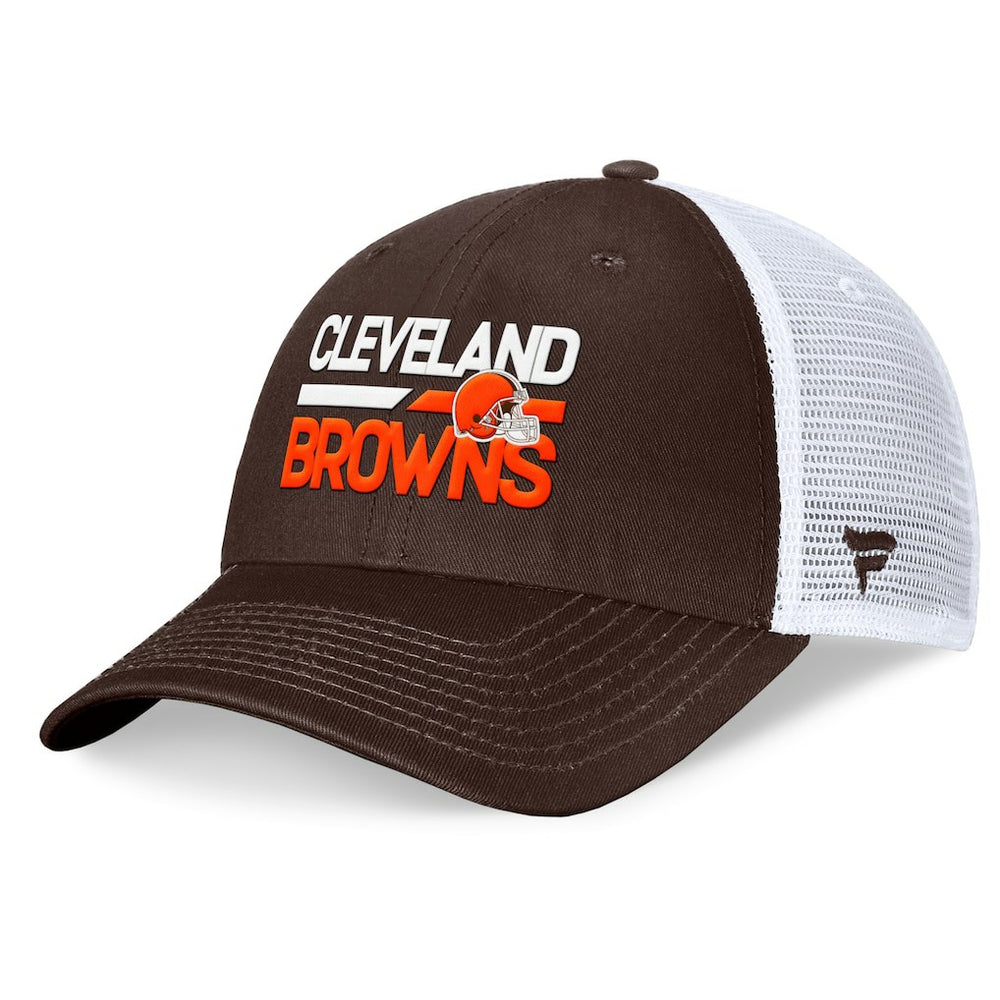 Fanatics Cleveland Browns Upper Trucker Adjustable Hat Brown/White