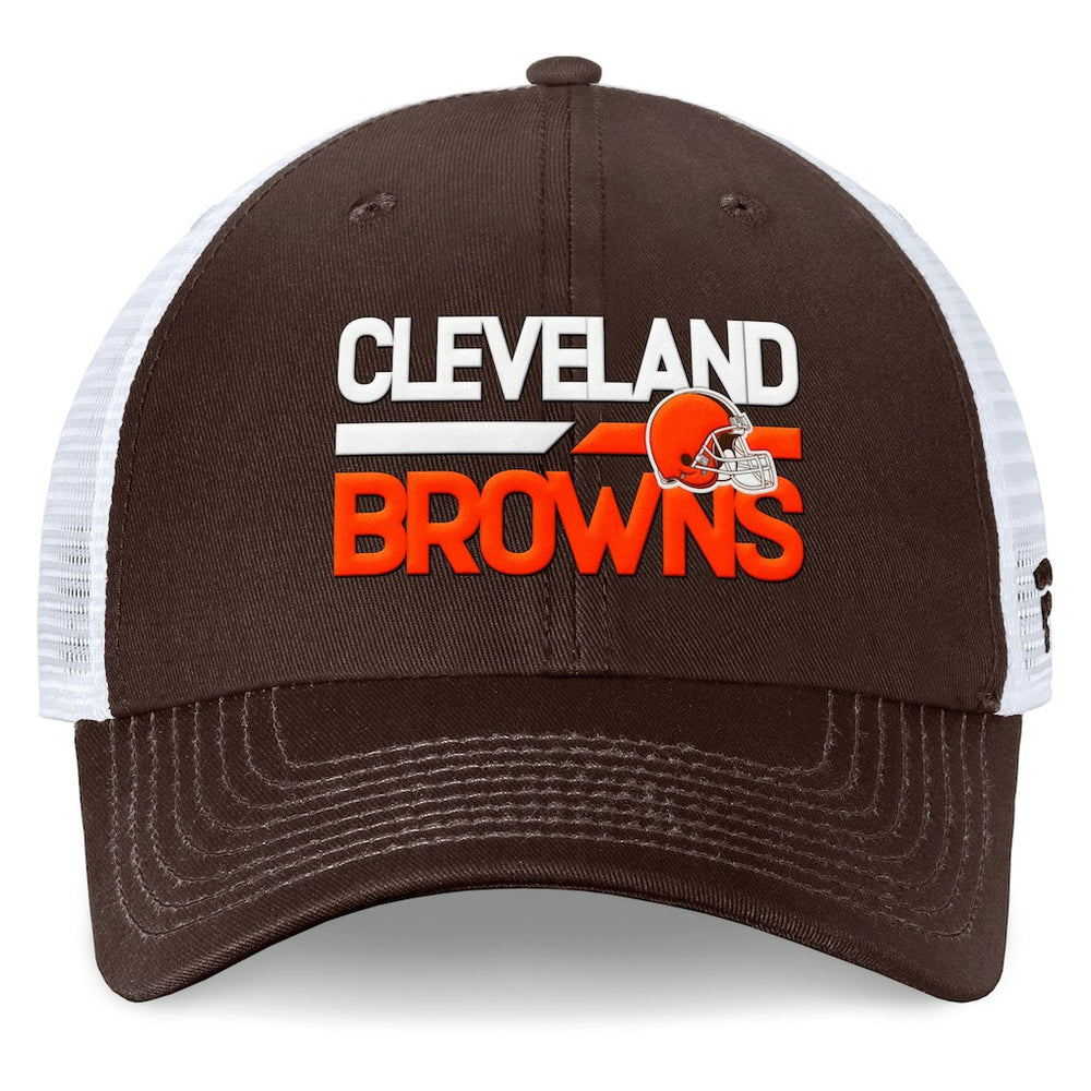 Fanatics Cleveland Browns Upper Trucker Adjustable Hat Brown/White