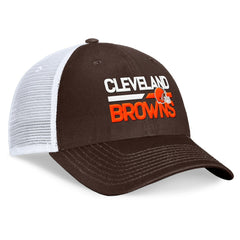 Fanatics Cleveland Browns Upper Trucker Adjustable Hat Brown/White