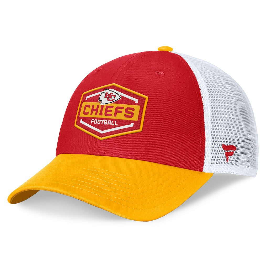 Fanatics Kansas City Chiefs Bench Trucker Adjustable Hat Red/Gold