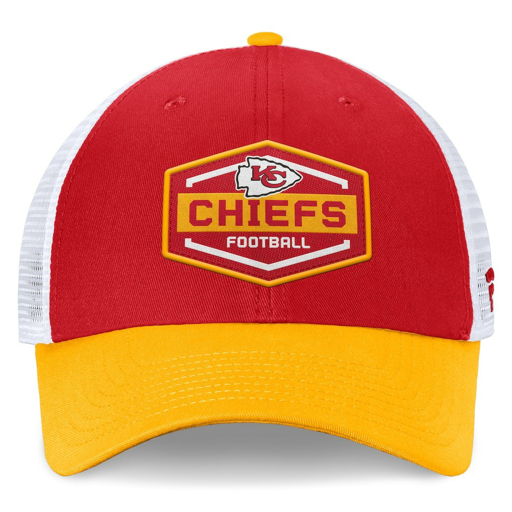 Fanatics Kansas City Chiefs Bench Trucker Adjustable Hat Red/Gold