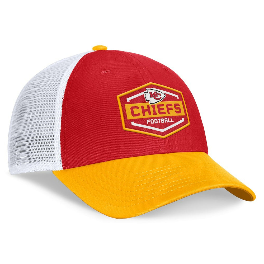 Fanatics Kansas City Chiefs Bench Trucker Adjustable Hat Red/Gold