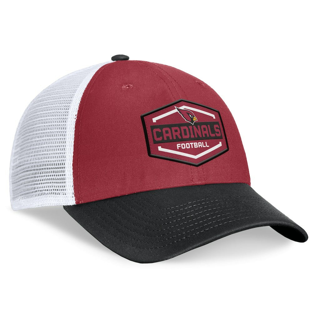 Fanatics Arizona Cardinals Bench Trucker Adjustable Hat Cardinal/Black