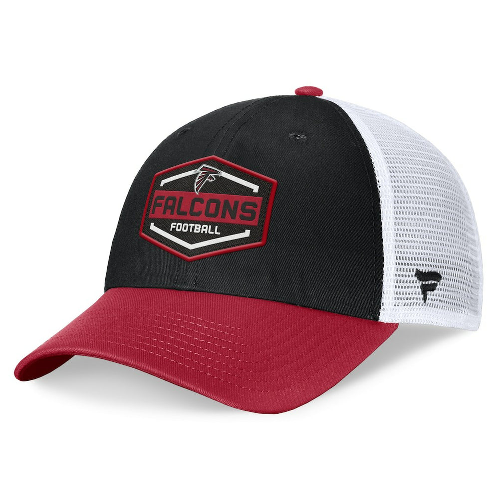 Fanatics Atlanta Falcons Bench Trucker Adjustable Hat Black/Red