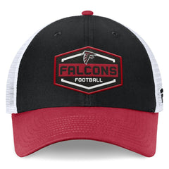 Fanatics Atlanta Falcons Bench Trucker Adjustable Hat Black/Red