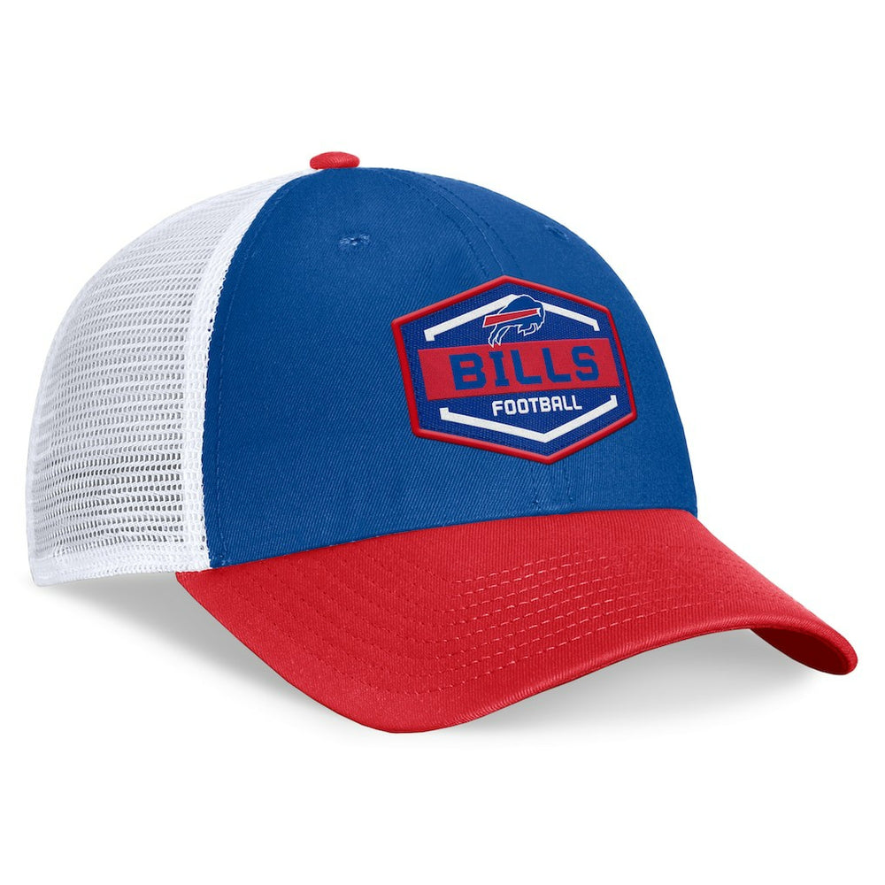 Fanatics Buffalo Bills Bench Trucker Adjustable Hat Royal/Red
