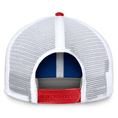 Fanatics Buffalo Bills Bench Trucker Adjustable Hat Royal/Red