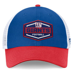 Fanatics New York Giants Bench Trucker Adjustable Hat Royal/Red