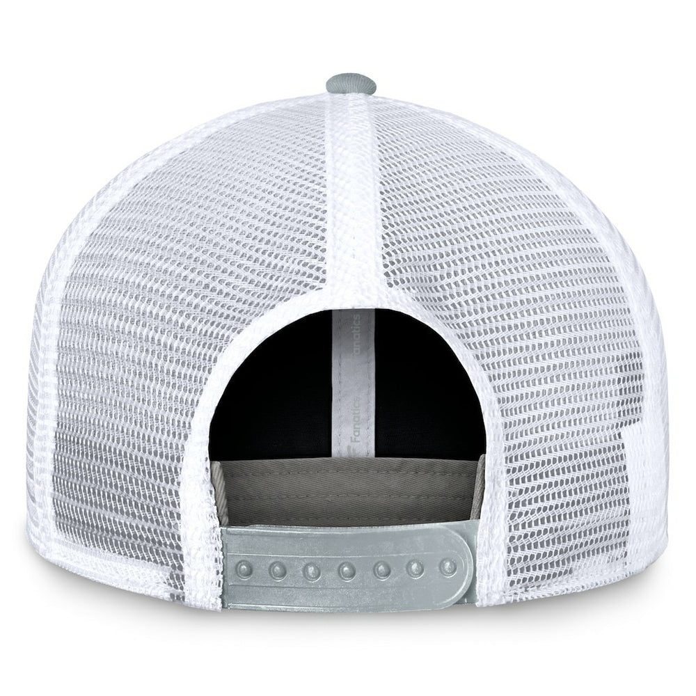 Fanatics Las Vegas Raiders Bench Trucker Adjustable Hat Black/Silver