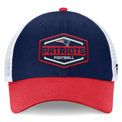 Fanatics New England Patriots Bench Trucker Adjustable Hat Navy/Red