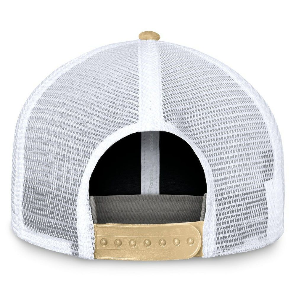 Fanatics New Orleans Saints Bench Trucker Adjustable Hat Black/Gold