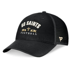 Fanatics New Orleans Saints Timeout Trucker Adjustable Hat Black
