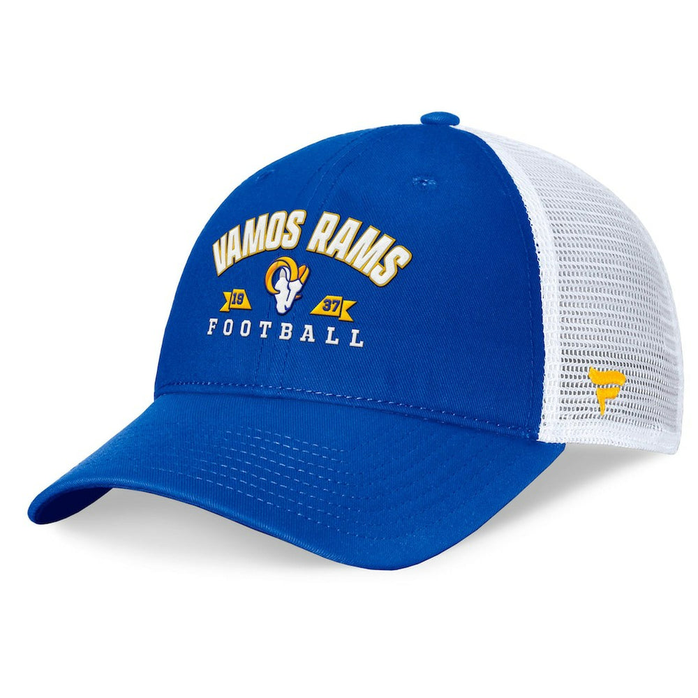 Fanatics Los Angeles Rams Timeout Trucker Adjustable Hat Royal