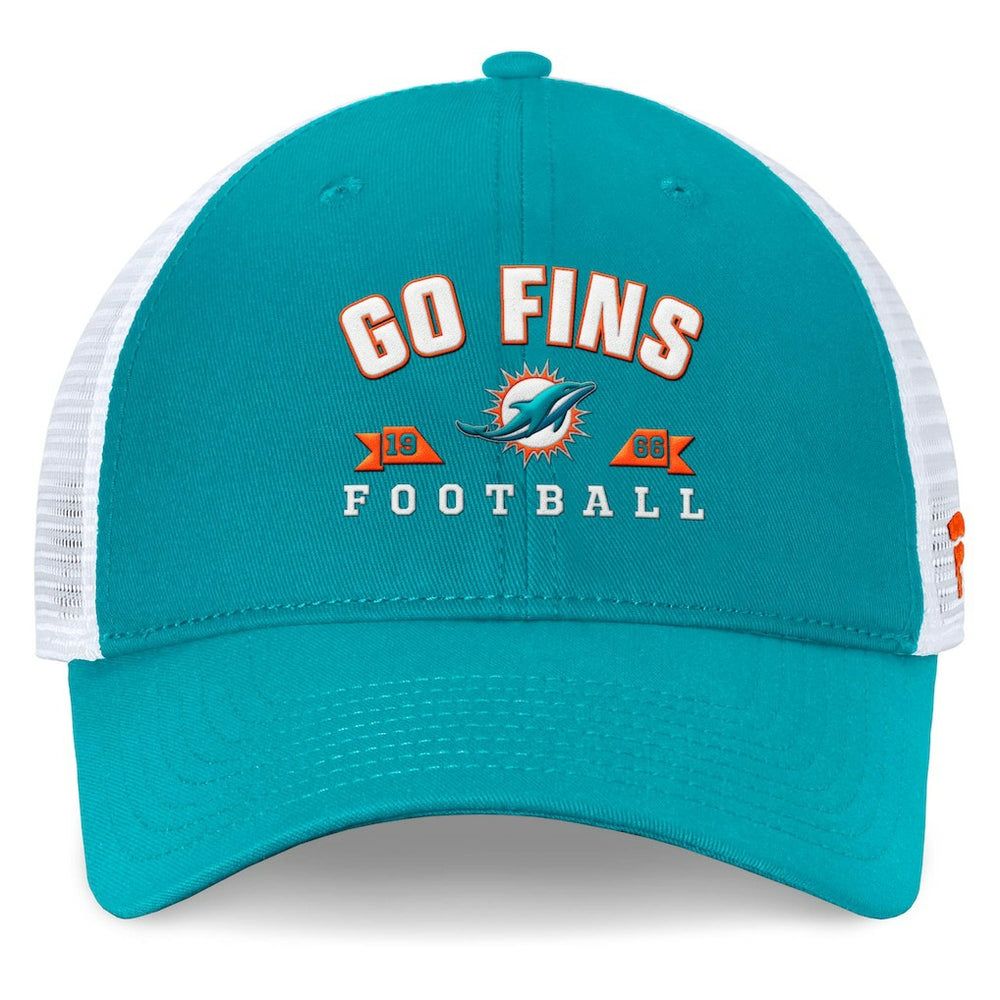 Fanatics Miami Dolphins Timeout Trucker Adjustable Hat Aqua