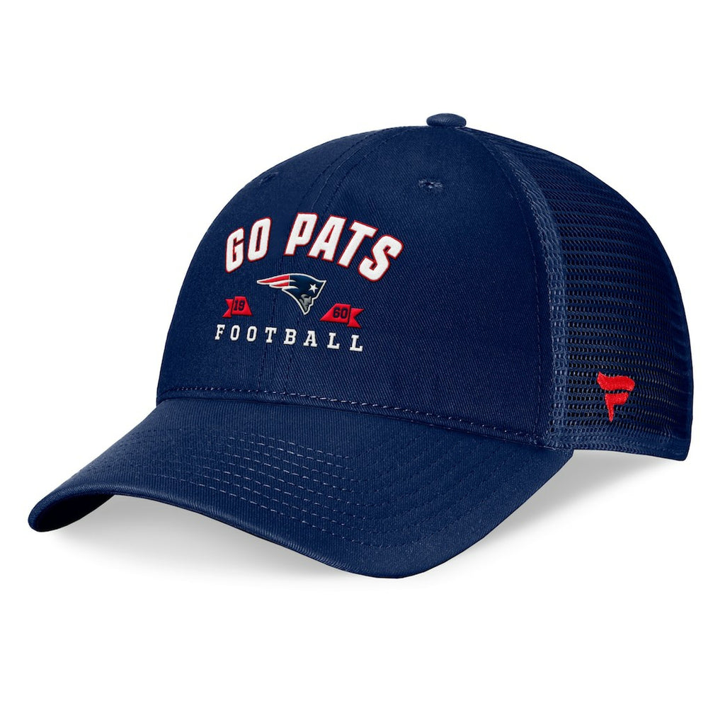 Fanatics New England Patriots Timeout Trucker Adjustable Hat Navy