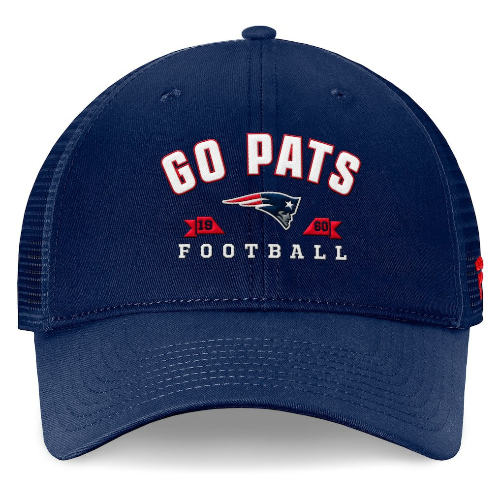 Fanatics New England Patriots Timeout Trucker Adjustable Hat Navy