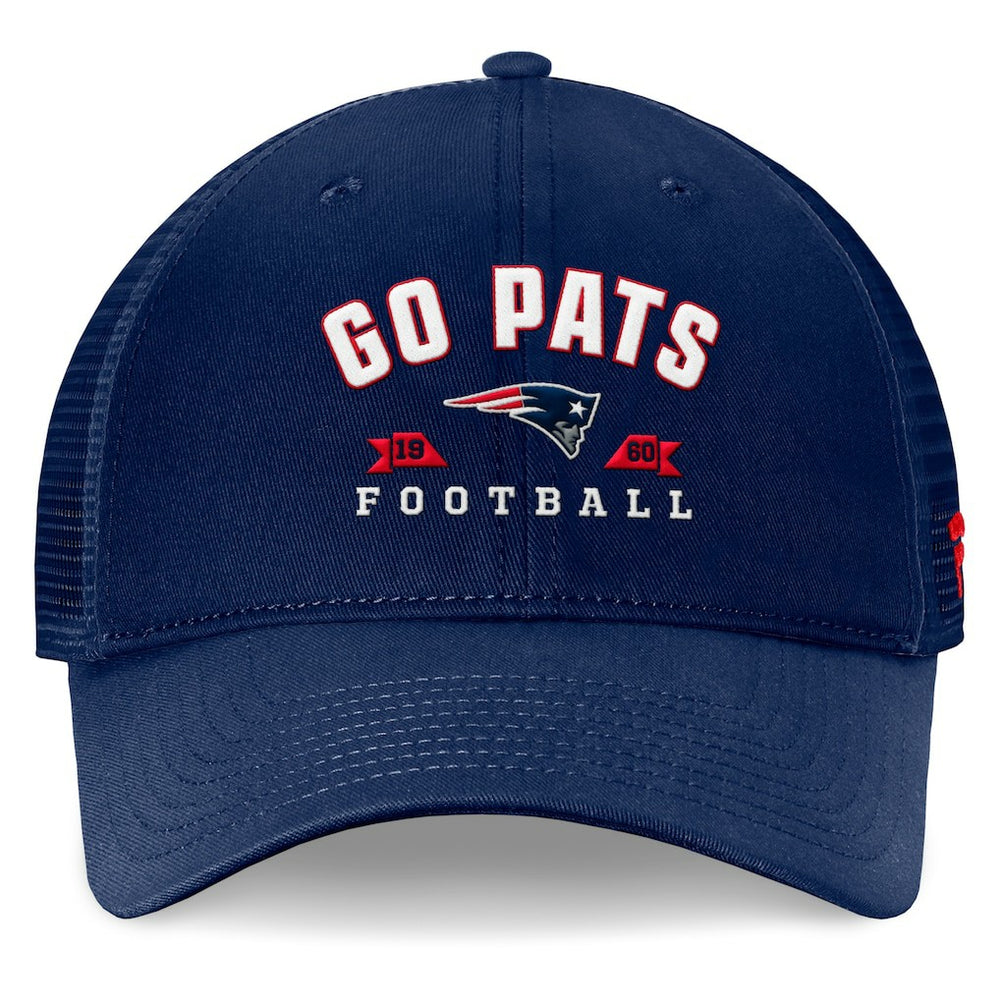 Fanatics New England Patriots Timeout Trucker Adjustable Hat Navy