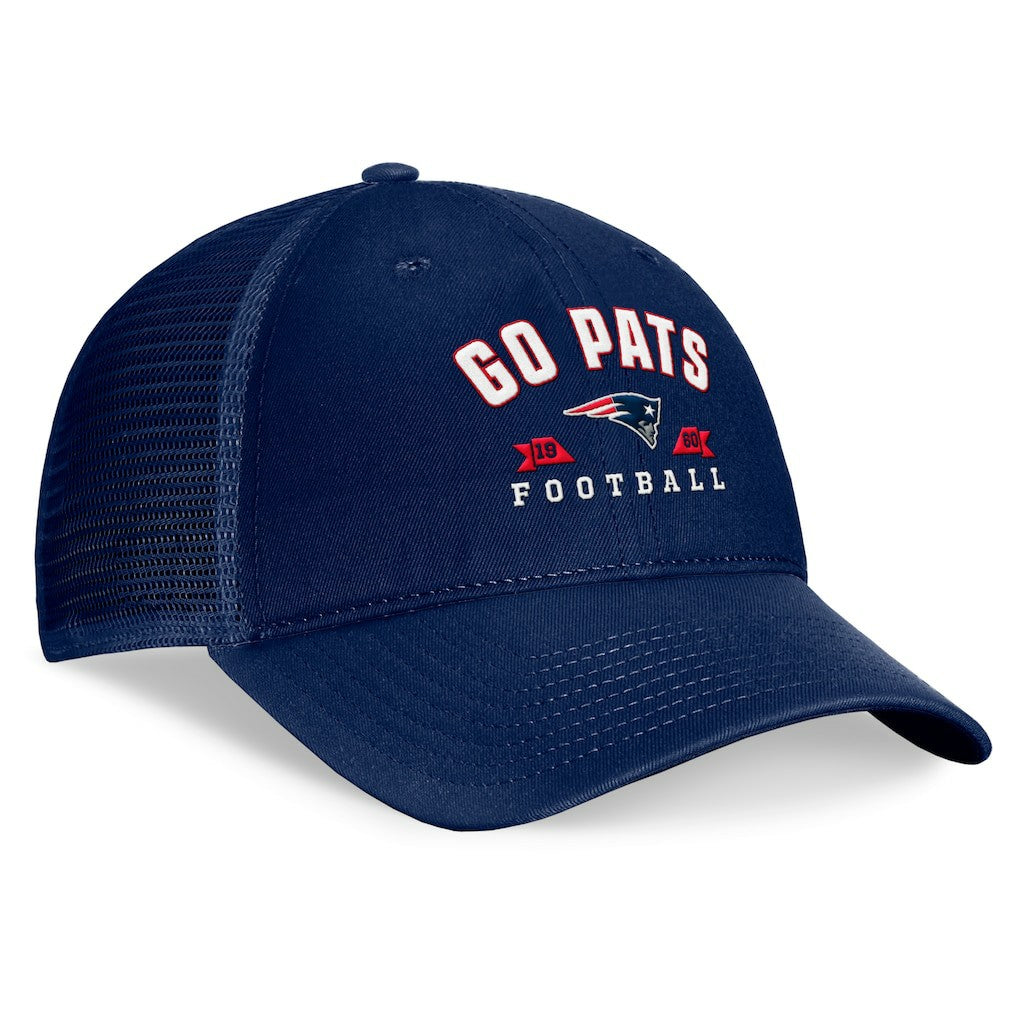 Fanatics New England Patriots Timeout Trucker Adjustable Hat Navy