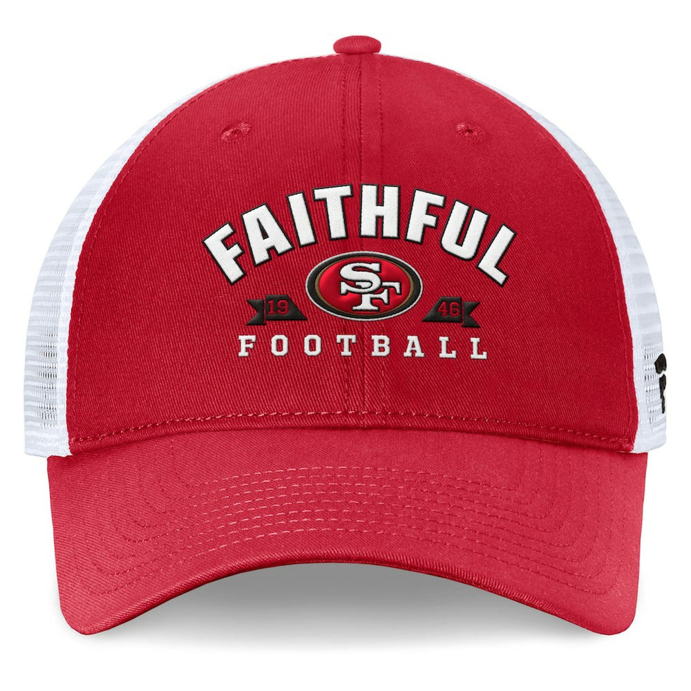 Fanatics San Francisco 49ers Timeout Trucker Adjustable Hat Scarlet