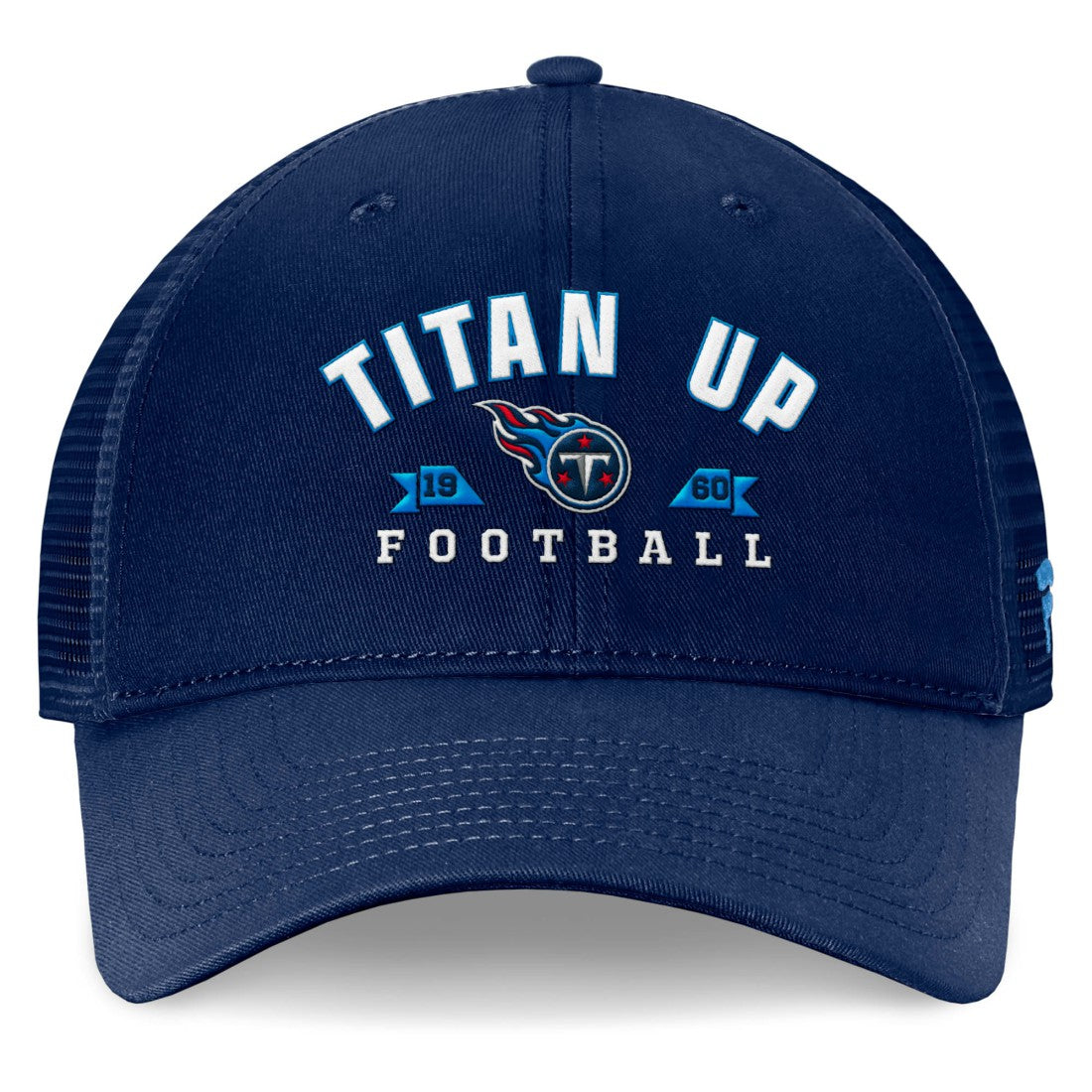 Fanatics Tennessee Titans Timeout Trucker Adjustable Hat Navy