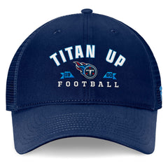 Fanatics Tennessee Titans Timeout Trucker Adjustable Hat Navy
