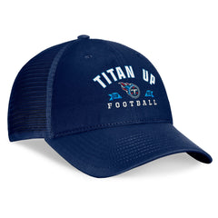 Fanatics Tennessee Titans Timeout Trucker Adjustable Hat Navy