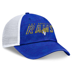 Fanatics Los Angeles Rams Challenge Trucker Adjustable Hat Heather Royal