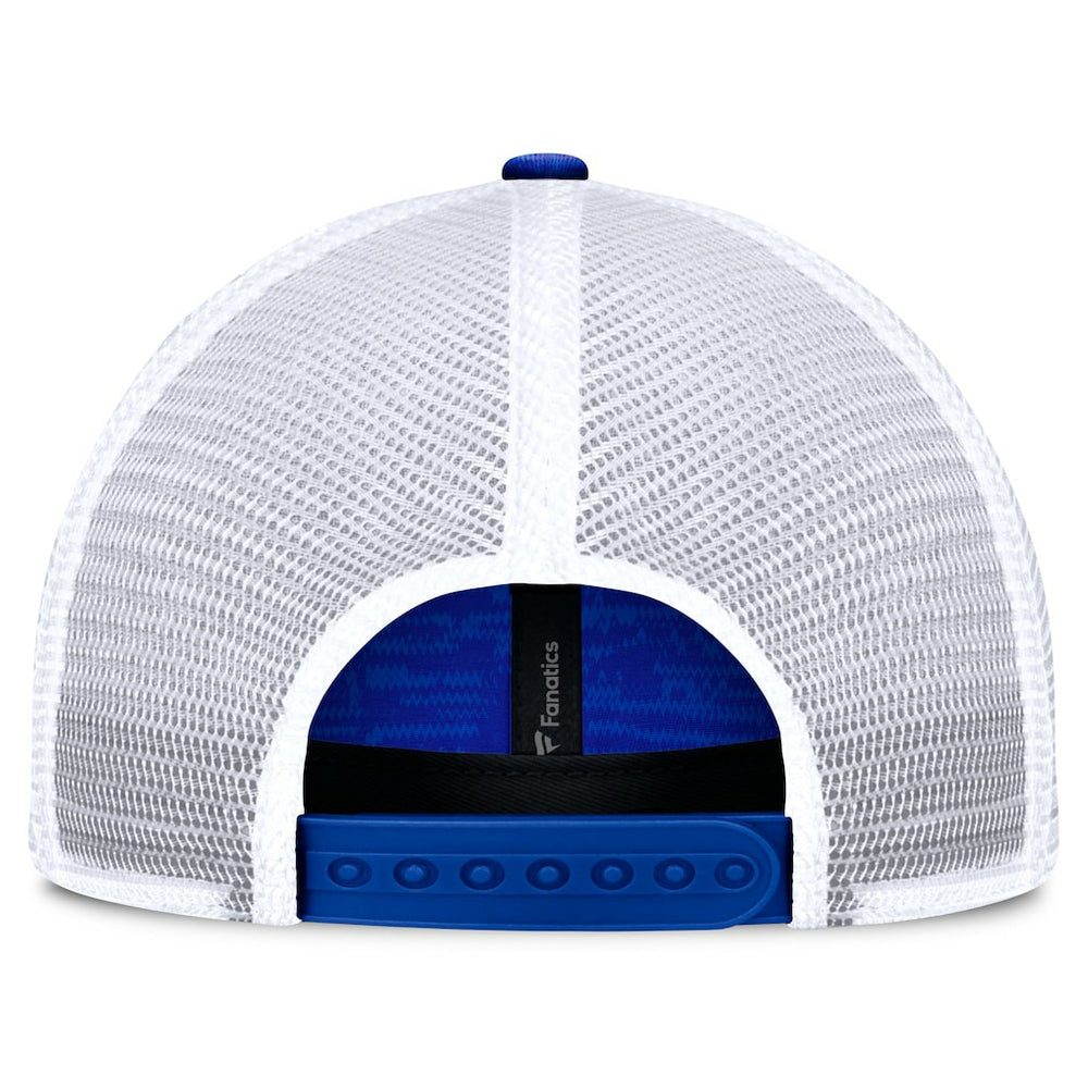 Fanatics Los Angeles Rams Challenge Trucker Adjustable Hat Heather Royal