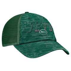 Fanatics New York Jets Challenge Trucker Adjustable Hat Heather Green