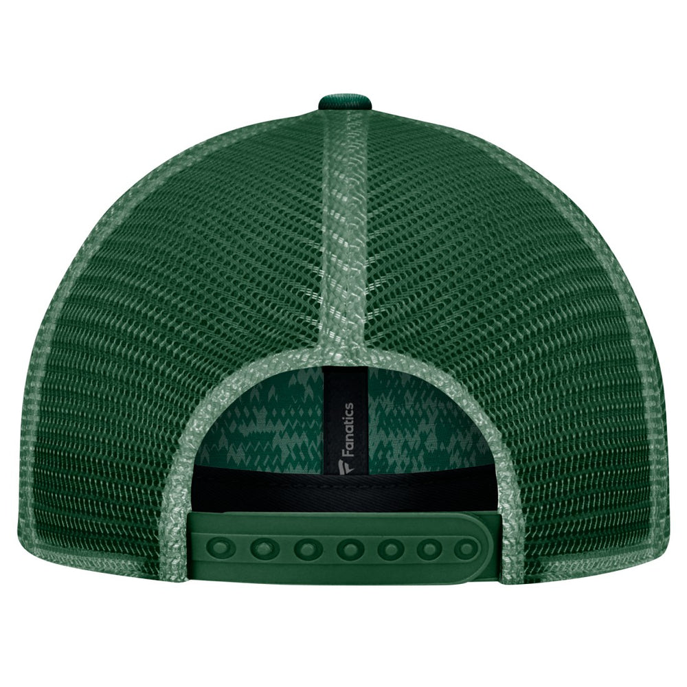 Fanatics New York Jets Challenge Trucker Adjustable Hat Heather Green