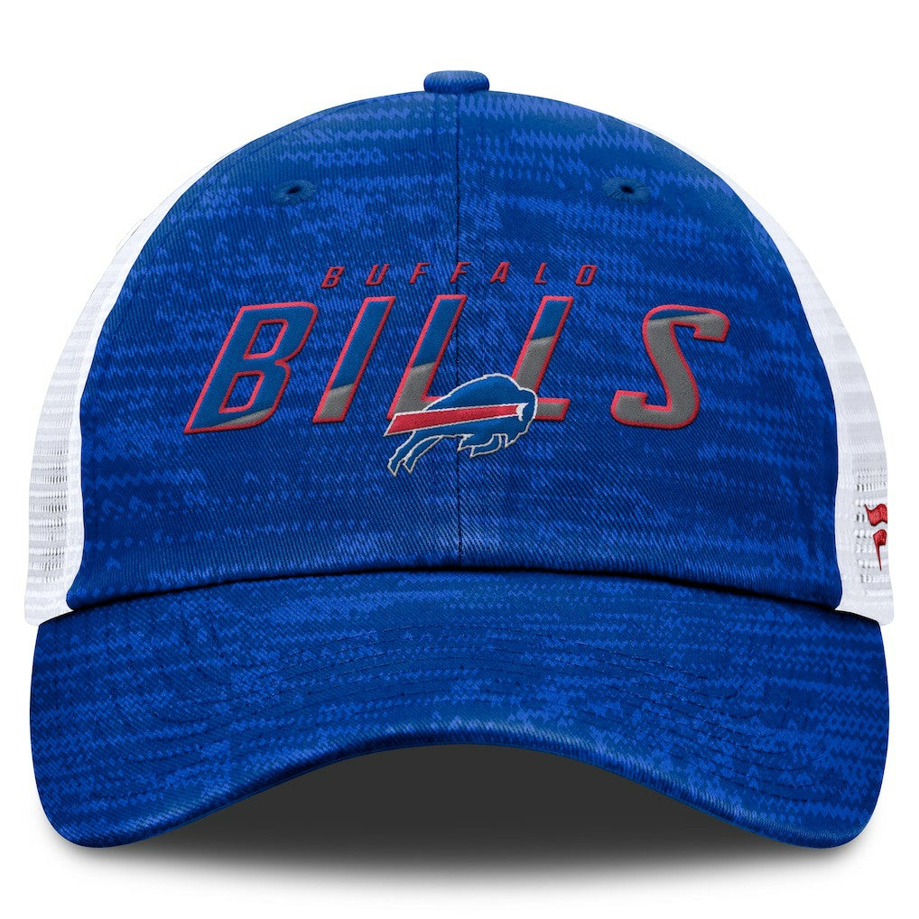 Fanatics Buffalo Bills Challenge Trucker Adjustable Hat Heather Royal