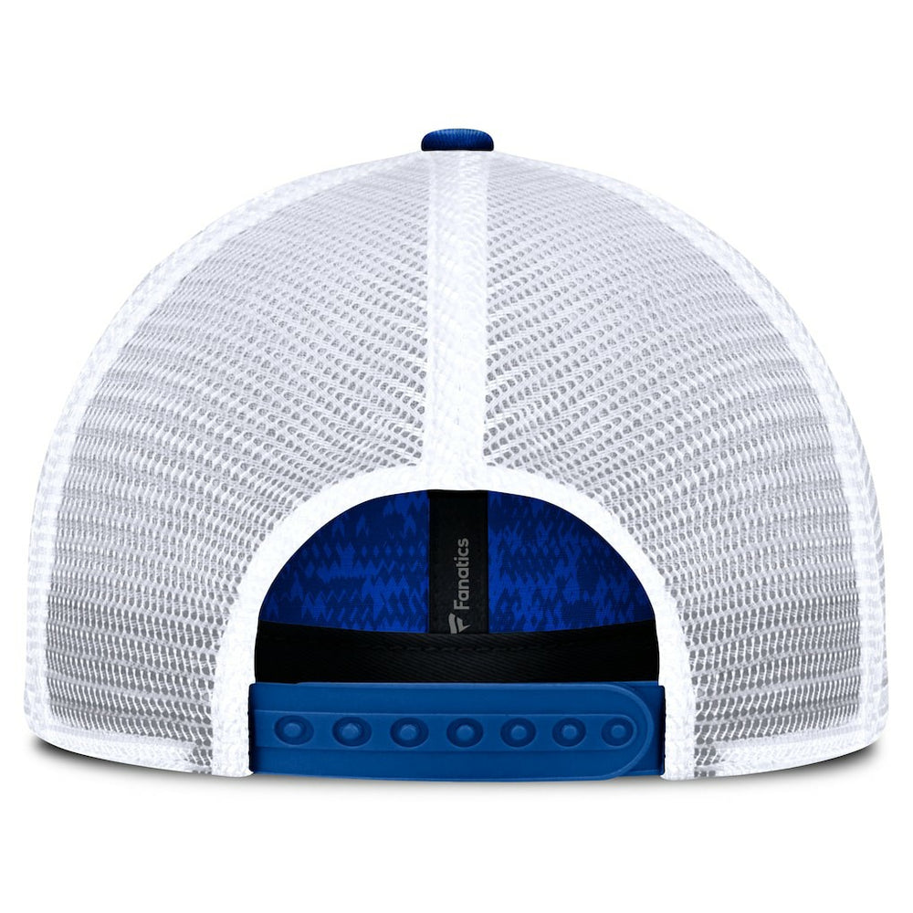 Fanatics Buffalo Bills Challenge Trucker Adjustable Hat Heather Royal