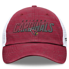 Fanatics Arizona Cardinals Challenge Trucker Adjustable Hat Heather Cardinal