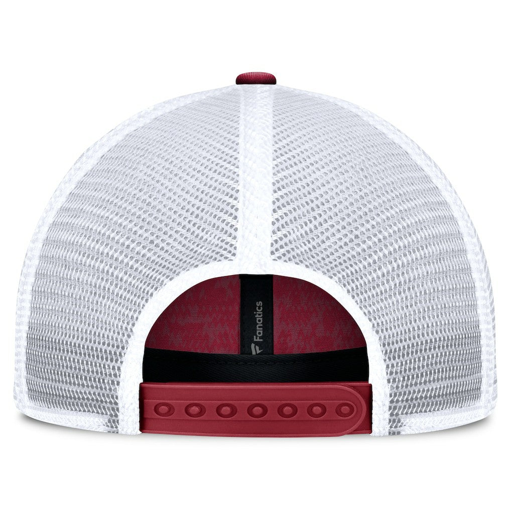 Fanatics Arizona Cardinals Challenge Trucker Adjustable Hat Heather Cardinal