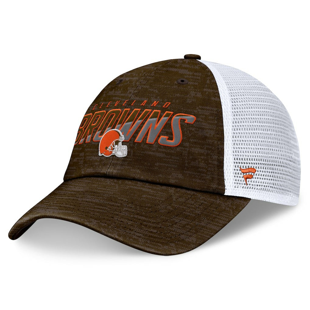 Fanatics Cleveland Browns Challenge Trucker Adjustable Hat Brown