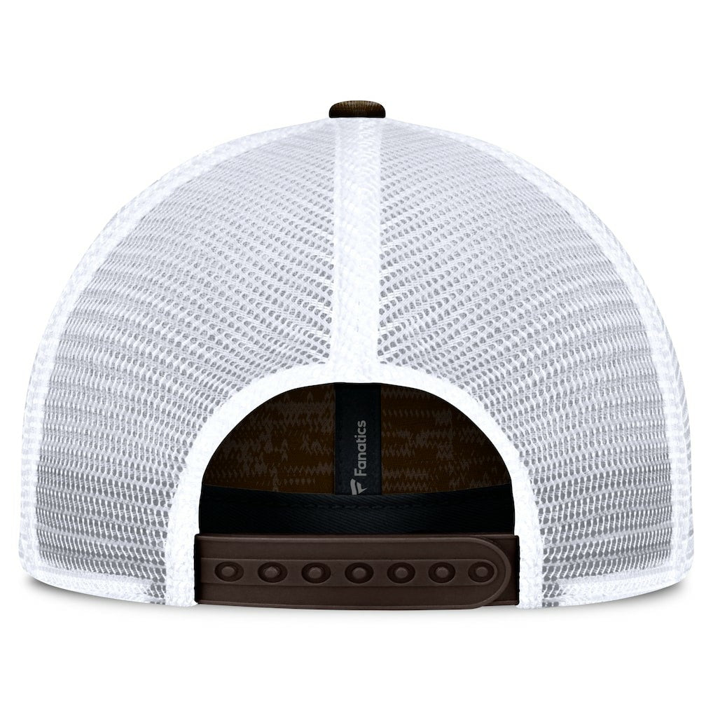 Fanatics Cleveland Browns Challenge Trucker Adjustable Hat Brown