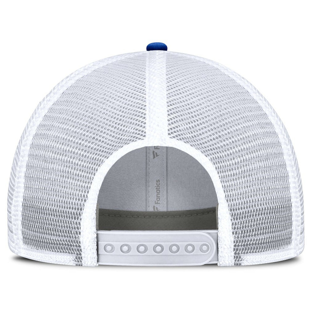 Fanatics Los Angeles Rams Flawless Stripe Adjustable Hat White/Royal