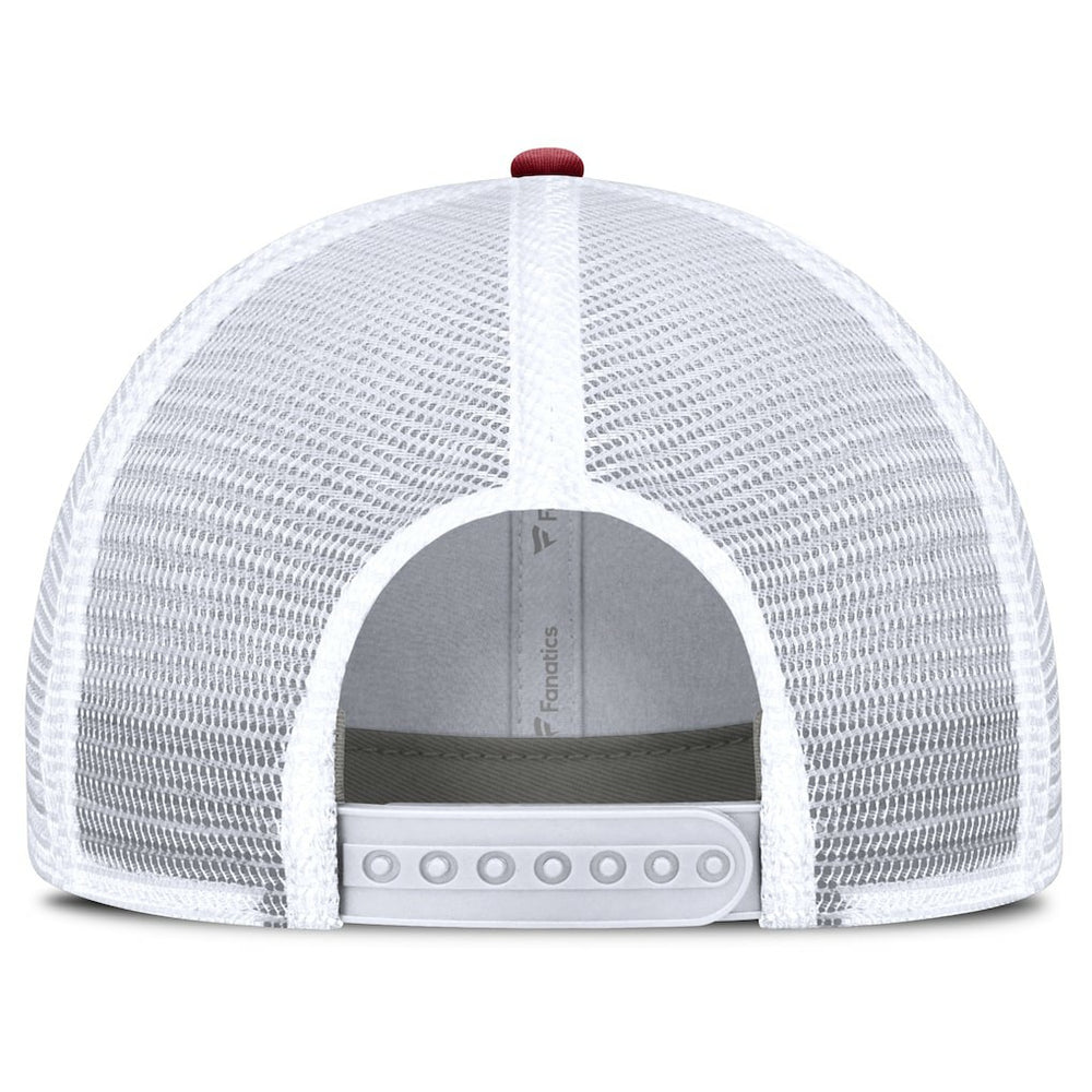 Fanatics Arizona Cardinals Flawless Stripe Adjustable Hat White/Cardinal