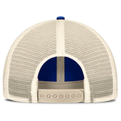 Fanatics Los Angeles Rams Center Stripe Trucker Adjustable Hat Royal/Natural