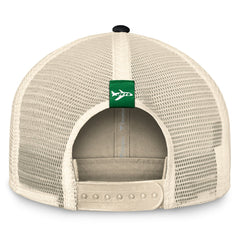 Fanatics New York Jets Diamond Stripe Trucker Adjustable Hat Natural/Black