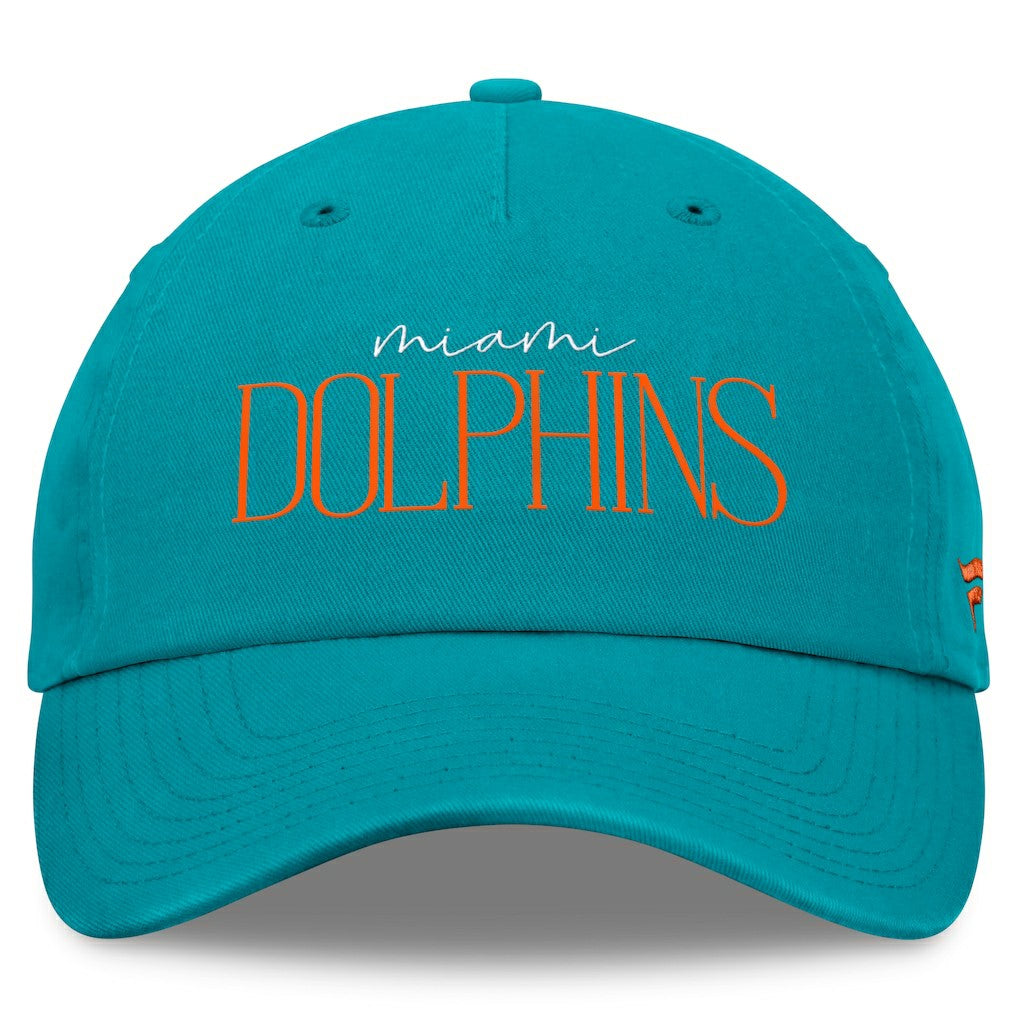 Fanatics Miami Dolphins Women's Review Unstructured Adjustable Hat Aqua