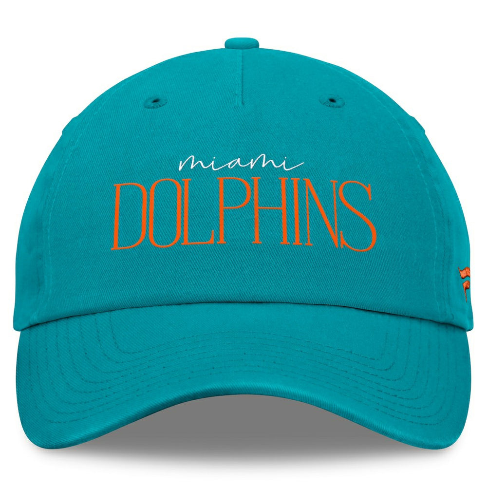 Fanatics Miami Dolphins Women's Review Unstructured Adjustable Hat Aqua