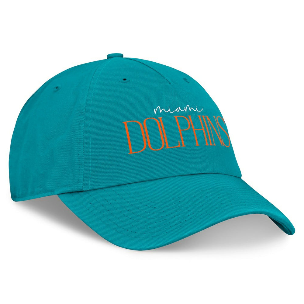 Fanatics Miami Dolphins Women's Review Unstructured Adjustable Hat Aqua