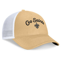 Fanatics New Orleans Saints Women's Slogan Trucker Adjustable Hat Gold