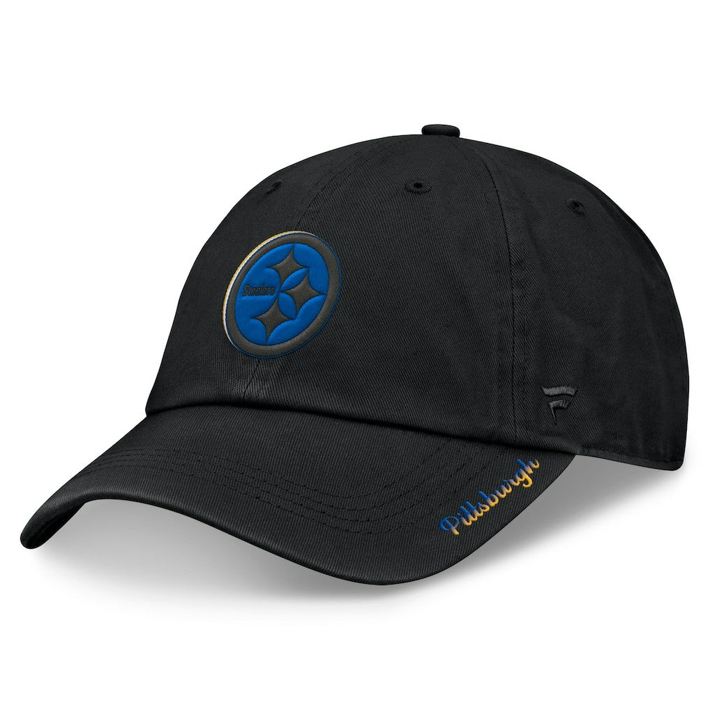 Fanatics Pittsburgh Steelers Women's Eclipse Adjustable Hat Black