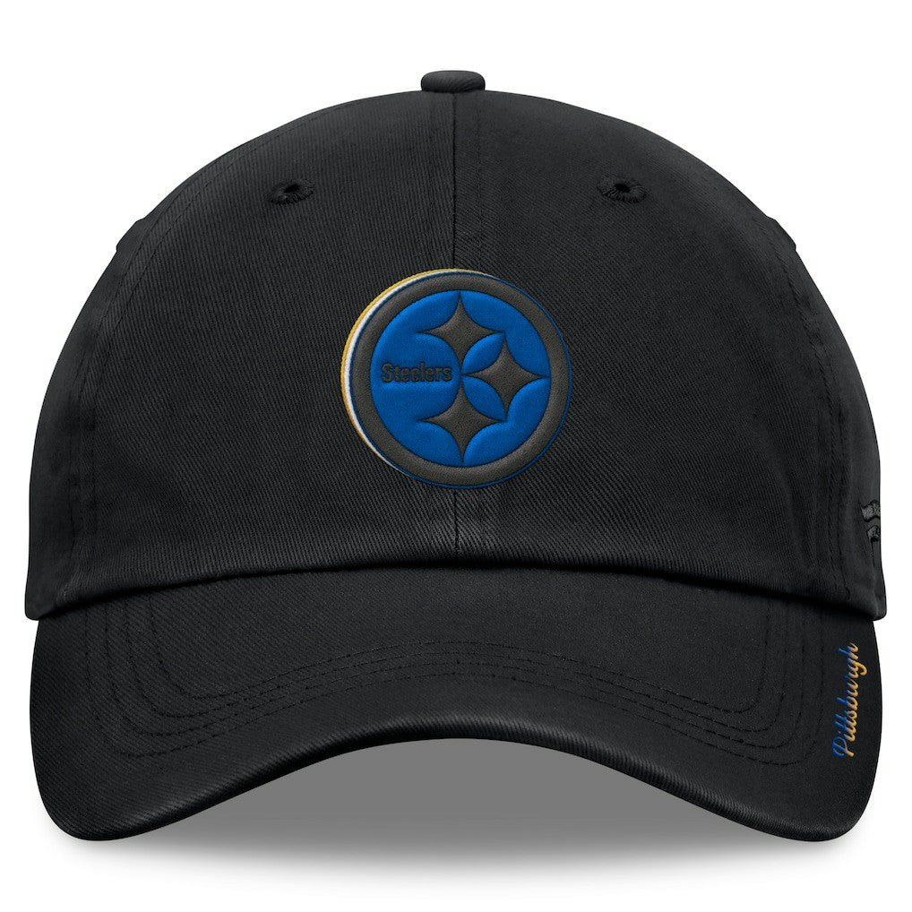 Fanatics Pittsburgh Steelers Women's Eclipse Adjustable Hat Black