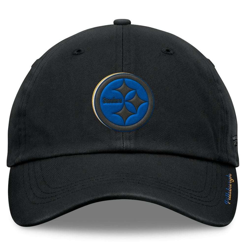Fanatics Pittsburgh Steelers Women's Eclipse Adjustable Hat Black