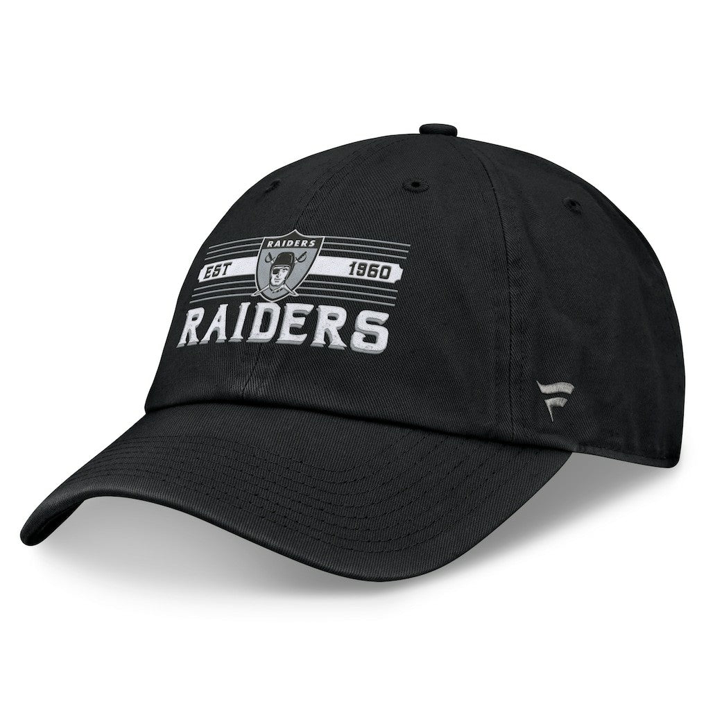 Fanatics Las Vegas Raiders Vintage Delay Adjustable Hat Black